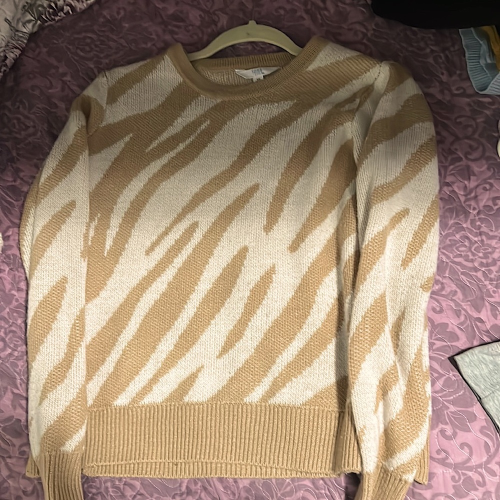 Zebra Print Pullover